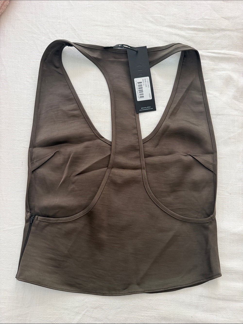 Lioness Bare Cami Tank Racerback - Mocca - Picture 2 of 4
